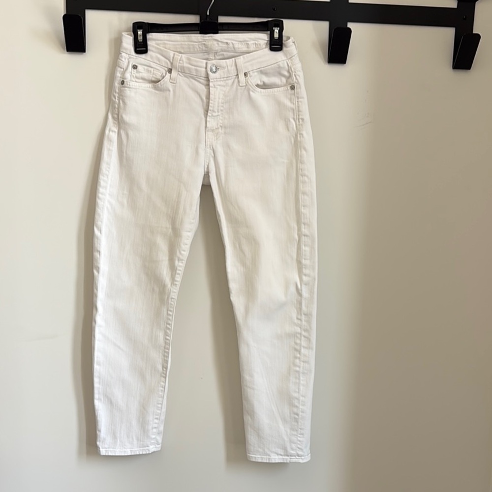 Citizens of Humanity Kimmie Crop White Jeans 27